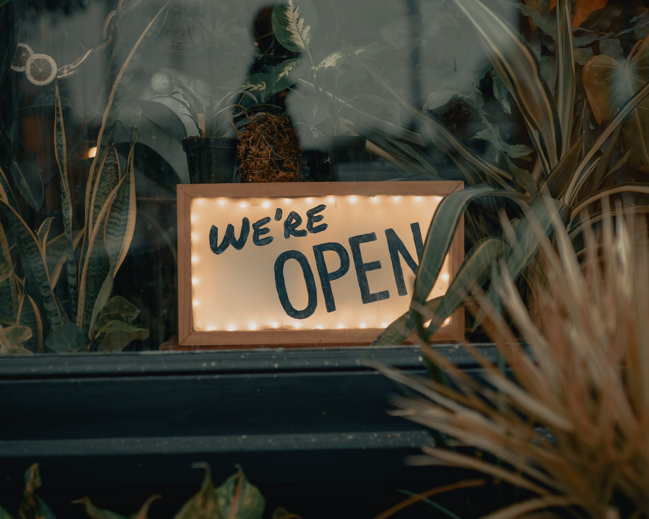 We're Open!